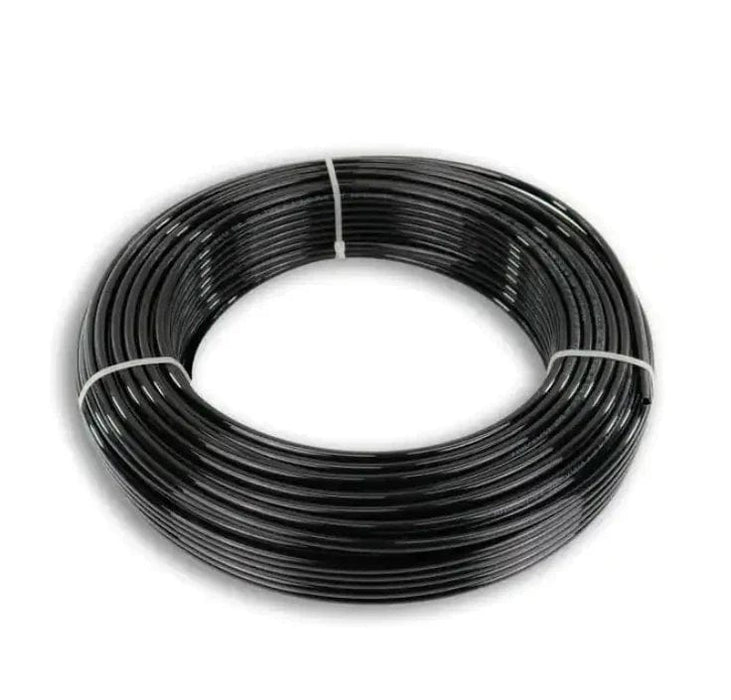 PNEUMATICS-PRO TUBING PA1/2-100M-BLACK-PP : Nylon Tubing 1/2 inch O.D. x 9.5mm I.D. black, 100 Meter Roll