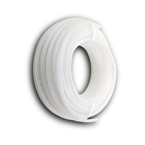 PNEUMATICS-PRO TUBING PA1/2-100M-white-PP : Nylon Tubing 1/2 inch O.D. x 9.5mm I.D. white, 100 Meter Roll