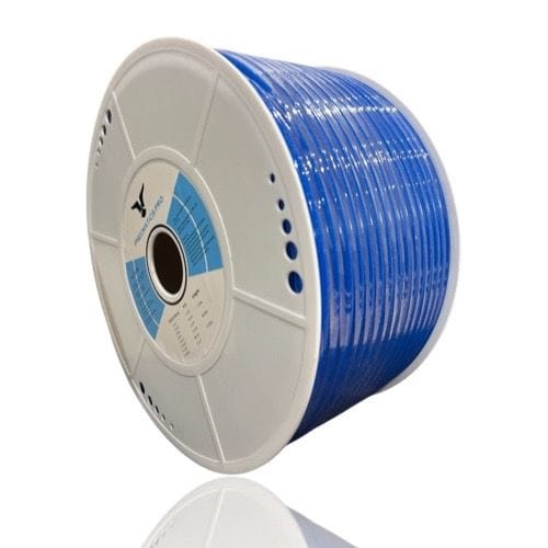 PNEUMATICS-PRO TUBING PU1/4-100M-BLUE-PP : Polyurethane Tubing 1/4 inch O.D. x 4.3mm I.D. blue, 100 Meter Roll