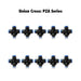 Pneumatics-pro Union Cross PZA 12 : Pneumatics-pro Push-in Union Cross Fittings Tube Size 12mm  PZA12 (BAG OF 10 PCS.)