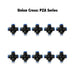 Pneumatics-pro Union Cross PZA 5/32 : Pneumatics-pro Push-in Union Cross Fittings Tube Size 5/32"  PZA5/32 (BAG OF 10 PCS.)