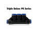 Pneumatics-pro Union Reducer Triple Branch PK 8-4 : Pneumatics-pro Push-in Union Reducer Triple Branch Fittings Tube Size 8-4mm  PK8-4