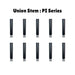 Pneumatics-pro Union Stem PI 1/2 : Pneumatics-pro Push-in Union Stem Fittings Tube Size 1/2"  PI1/2 (BAG OF 10 PCS.)