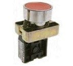 PNEUMAX 104.22.6.22/1.PC : PNEUMAX Manually actuated pneumatic valve, Push-in connector 4mm air ports, Red push button actuated valve, Spring return, 2/2, Rear connections, Normally open