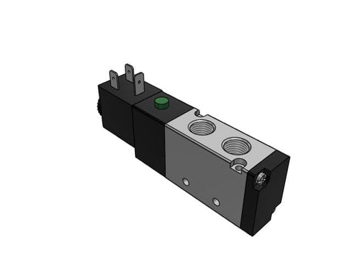 PNEUMAX 8884.52.00.39.F04 : PNEUMAX ELECTROVALVE.1/4'' 5/2, ECO22 SPRING RETURN , 12V DC