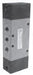 PNEUMAX Manual/ Mechanical Valves 224.53.32.11.11 : PNEUMAX Pneumatic actuated pneumatic valve, G 1/4 air ports, Aluminium body, Air piloted, Spring centered, 5/3, Open center