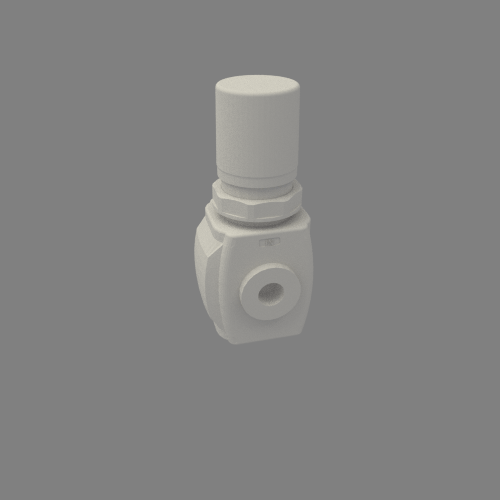 PNEUMAX N171BMA : PNEUMAX Regulator 1/4", Size 1, Integrated pressure gauge, 0-2 Bar, Modular