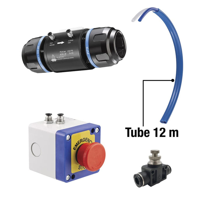 TOPRING 08.488.06 : Topring Pneum. Saf. Valve Kit (Button) 50mm PPS