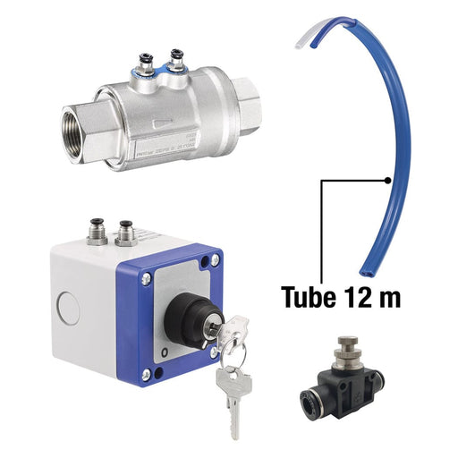 TOPRING 08.489.04 : Topring Pneum. Saf. Valve Kit (Key) 1(F)NPT PPS