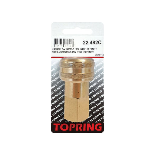 TOPRING 22.482C : Topring Coupler AUTOMAX (1/2 IND) 1/2(F)NPT