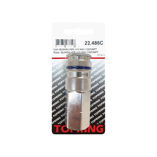 TOPRING 22.486C : Topring Cplr QUIKSILVER (1/2 IND) 1/2(F)NPT