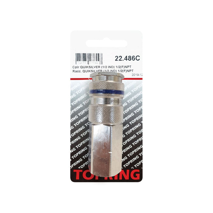 TOPRING 22.486C : Topring Cplr QUIKSILVER (1/2 IND) 1/2(F)NPT
