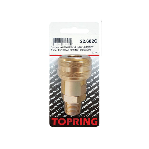 TOPRING 22.682C : Topring Coupler AUTOMAX (1/2 IND) 1/2(M)NPT