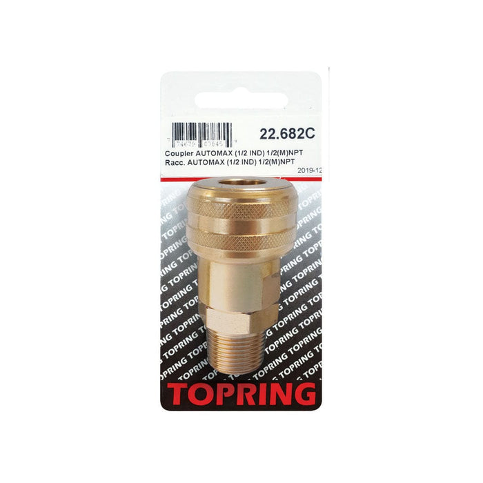 TOPRING 22.682C : Topring Coupler AUTOMAX (1/2 IND) 1/2(M)NPT