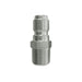TOPRING 28.264.02 : Topring Plug Hydr. (Straight Through) 3/8(M)NPT SSteel (Pack of 2)