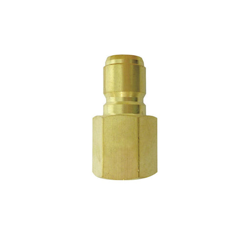 TOPRING 28.443 : Topring Plug Hydr. (Straight Through) 1/8(F)NPT Brass (Pack of 5)
