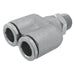 TOPRING 39.355 : Topring 1/4in. PTC-1/8MNPT Y Adapt. X5 (PACK OF 5)