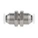 TOPRING 40.665 : Topring 3/8in. PTC Bulkhead Union X2 (PACK OF 2)