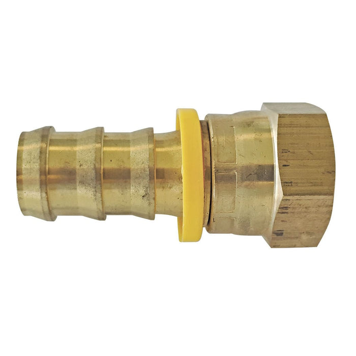 TOPRING 41.712 : Topring Brass PushOn Swivel Flare Adapt. SAE 1/2 to 1/2 HB X5