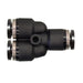 TOPRING 42.545 Topring Triple Tube "Y" Union 6mm x 6mm TOPFIT (BAG OF 5)
