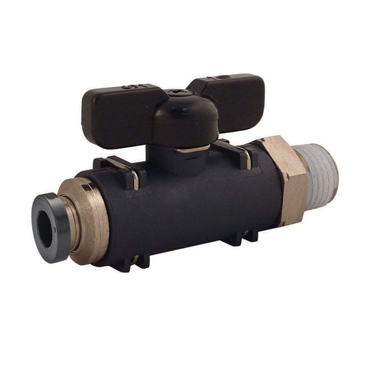 TOPRING 44.941 Topring Threaded Straight Ball Valve 1/4 x 1/4(M) MAXFIT (BAG OF 2)
