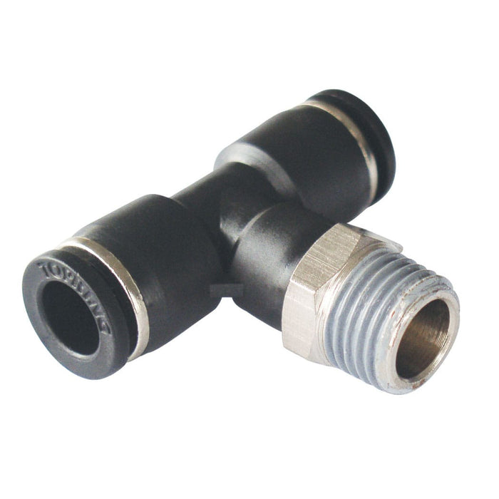 TOPRING 46.676 Topring (M) Swivel Branch Tee 8mm x 3/8(M)BSPT MAXFIT (BAG OF 10)