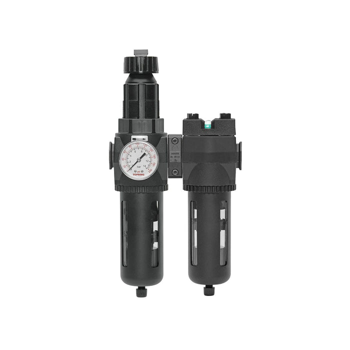 TOPRING 50.681A: TOPRING 5 Micron Filter Regulator 30 to 125 PSI and 0.01 Micron Coalescing Filter 3/4 (F) NPT S50