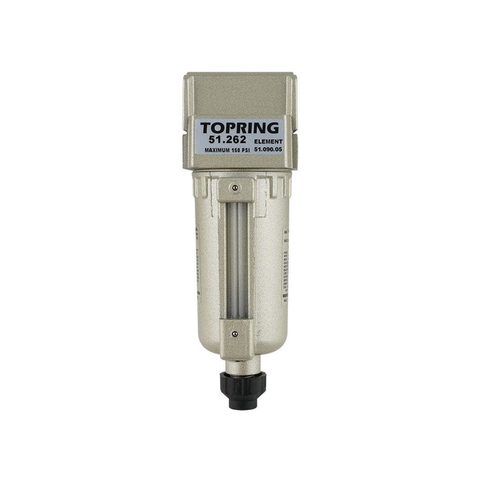 TOPRING 51.262 : Topring AIRFLO 200 Filter 1/4 Semi-auto Alu