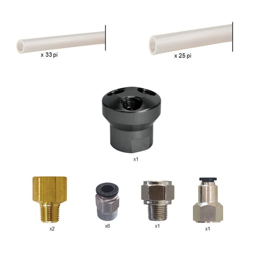 TOPRING 57.550 : Topring 3inlet Drain Kit 1/8MNPT