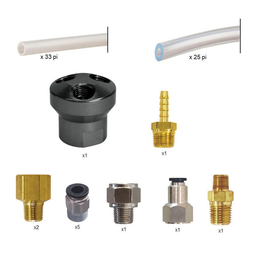 TOPRING 57.552 : Topring 3 inlet drain kit 1/8(M)NPT