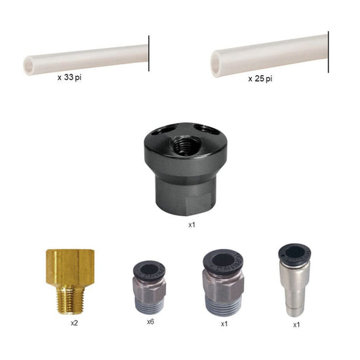 TOPRING 57.558 : Topring 3 inlet drain kit 1/8(M)NPT