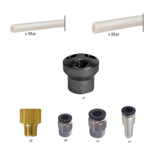 TOPRING 57.559 : Topring 3 inlet drain kit 1/4(M)NPT