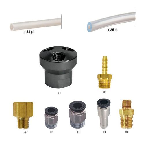 TOPRING 57.560 : Topring 3inlet Drain Kit 1/8MNPT