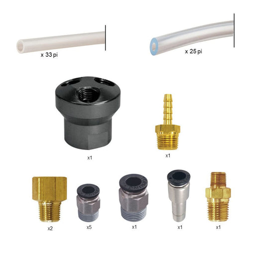 TOPRING 57.561 : Topring 3 inlet drain kit 1/4(M)NPT