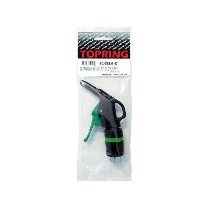 TOPRING 60.082.01C : Topring TOPQUIK Blow Gun UF w/Saf. Tip Poly. & Cplr 31.749