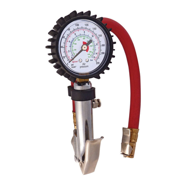 TOPRING 63.659C : Topring Inflator Gauge Dial/Clip-On 12" 10-220PSI