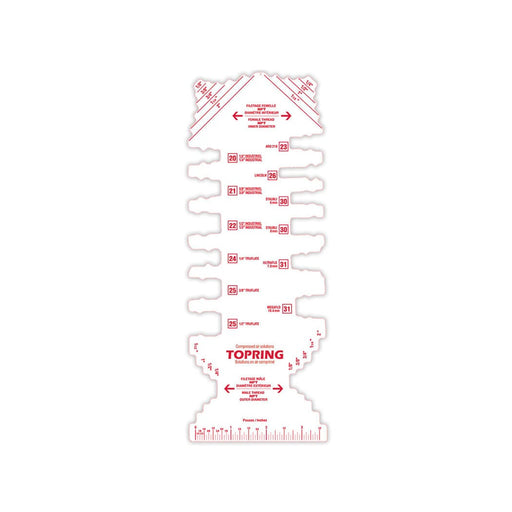 TOPRING 96.030 : Topring Plug Profile Template - Plastic