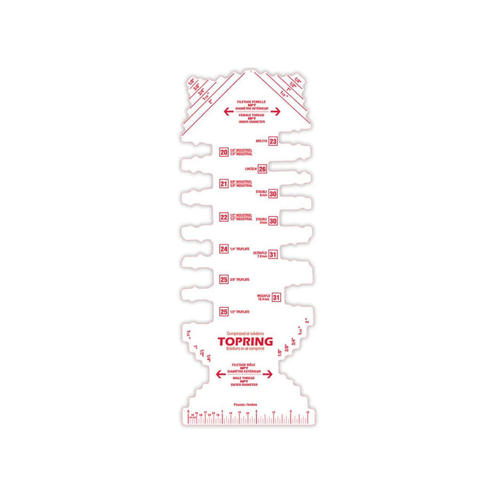 TOPRING 96.030 : Topring Plug Profile Template - Plastic
