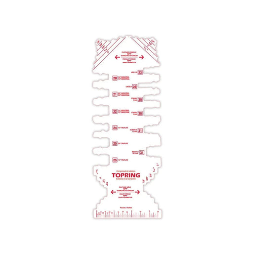 TOPRING 96.030 : Topring TOPRING Plug Profiles Template (Plastic)