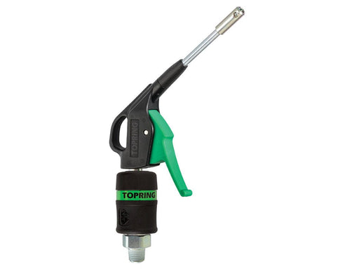 TOPRING AIR BLOW GUNS 60.080.04 : TOPRING TOPQUIK ULTRAFLO BLOW GUN WITH SAFETY STEEL NOZZLE & COUPLER 31.849