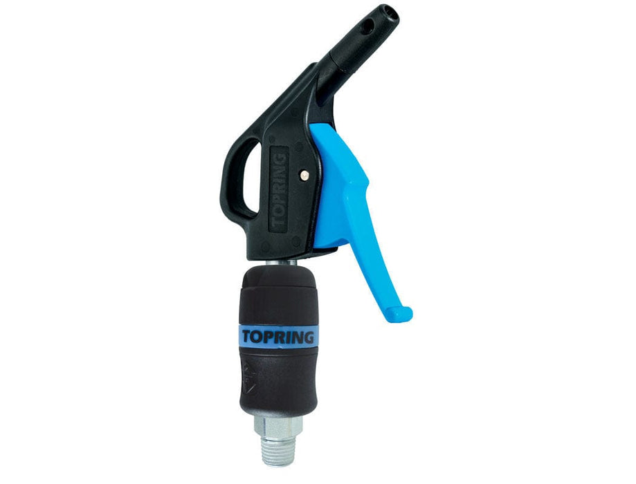 TOPRING AIR BLOW GUNS 60.092.05 : TOPRING TOPQUIK BLOW GUN 1/4 INDUSTRIAL WITH SAFETY POLYAMIDE NOZZLE & COUPLER 20.669