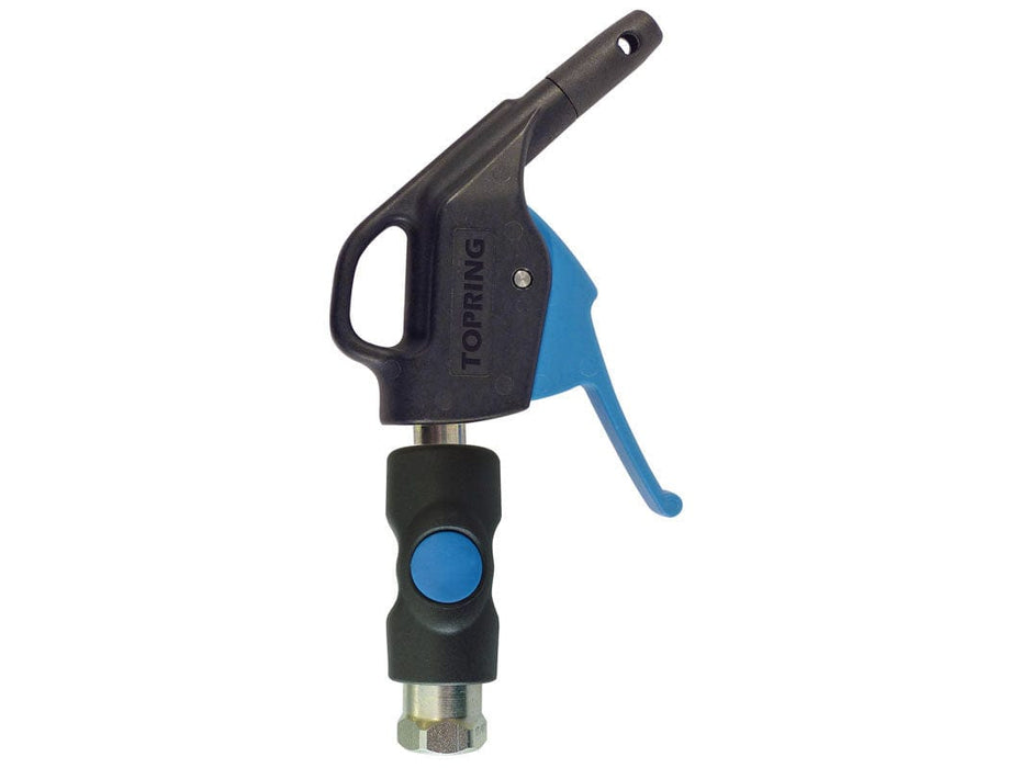 TOPRING AIR BLOW GUNS 60.092.07 : TOPRING TOPQUIK BLOW GUN 1/4 INDUSTRIAL WITH SAFETY POLYAMIDE NOZZLE & COUPLER 20.415