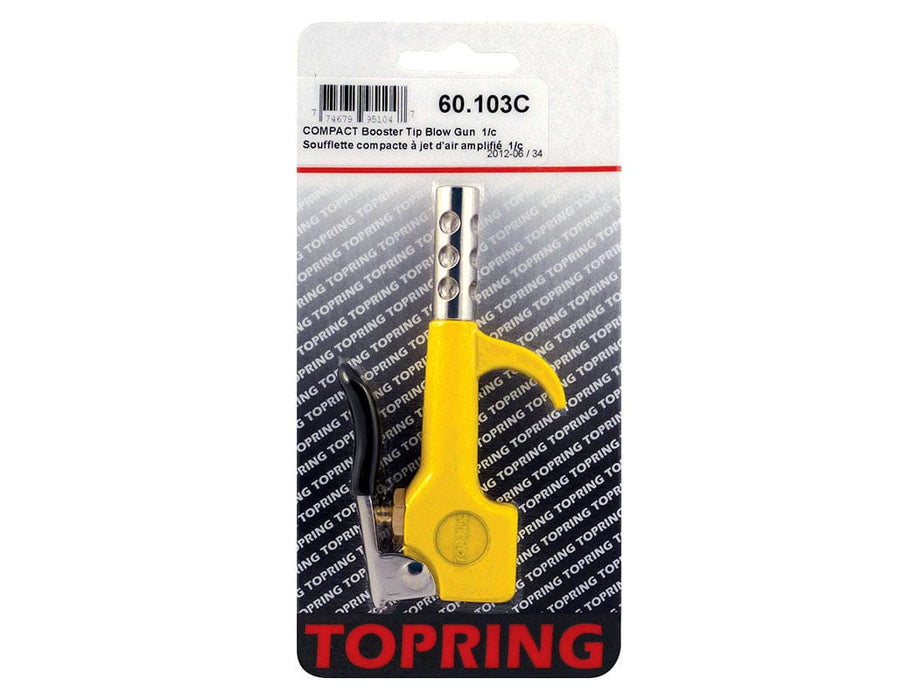 TOPRING AIR BLOW GUNS 60.103C : TOPRING COMPACT SAFETY BLOW GUN WITH VENTURI BOOSTER TIP