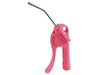 TOPRING AIR BLOW GUNS 60.320R : Topring Non-restricted pink air blow gun with 6 mm x 10 cm tube