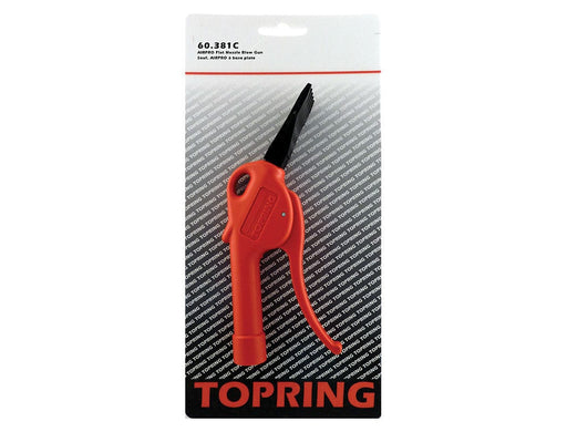 TOPRING AIR BLOW GUNS 60.381C : TOPRING AIRPRO SAFETY FLAT NOZZLE BLOW GUN