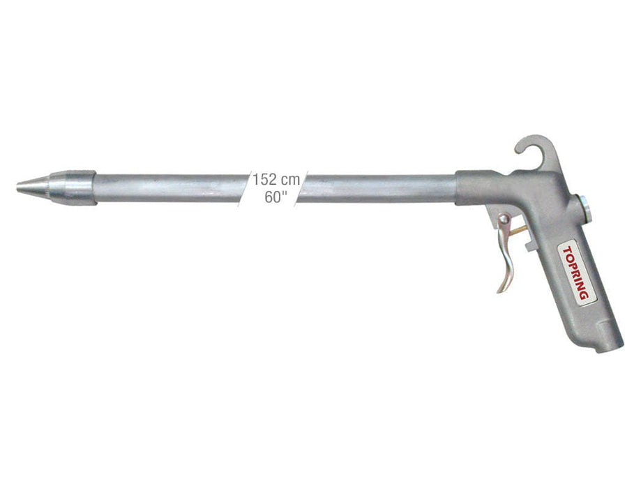 TOPRING AIR BLOW GUNS 60.426 : TOPRING TOPGUN SAFETY WHISPER JET BLOW GUN COANDA NOZZLE - 152 CM TUBE