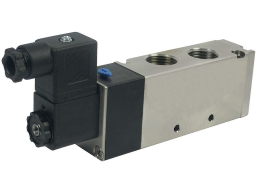 TOPRING Air Control Valves 80.761.03 : VALVE SINGLE SOLENOID ELECTRIC 24VDC 5/2 1/4 NPT MAXPRO