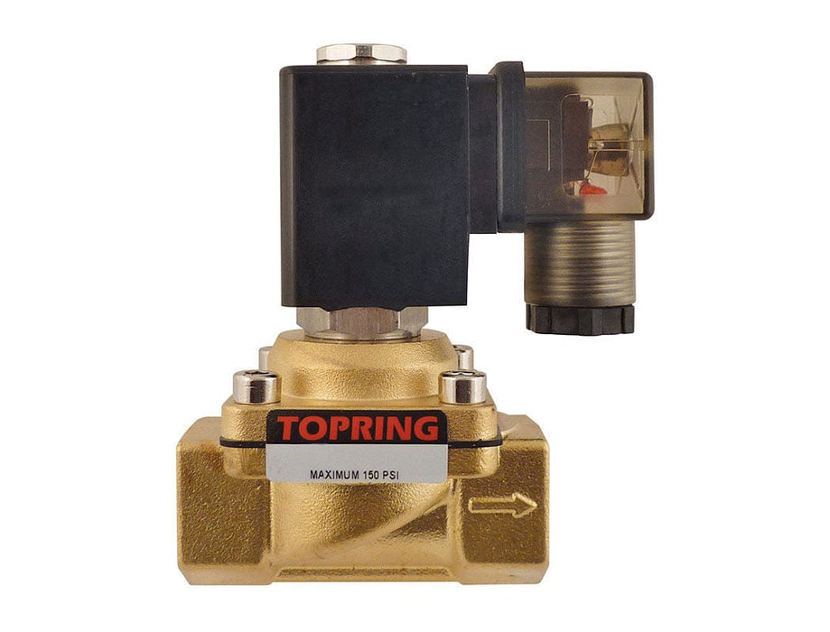 TOPRING Air Control Valves 80.793.03 : SOLENOID VALVE 24VDC 2/2 1/2 (F) NPT AIRFLO