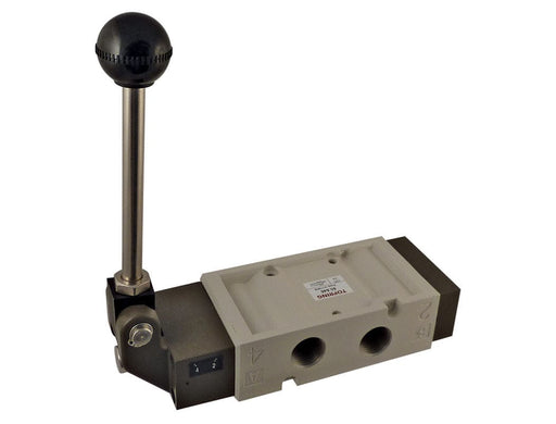 TOPRING Air Control Valves 80.846 : VALVE LEVER/DETENT 5/2 1/2 NPT OPTIMA