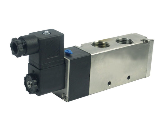 TOPRING Air Control Valves 80.870.02 : VALVE STAINLESS STEEL SINGLE SOLENOID 220VAC 5/2 1/4 NPT MAXPRO